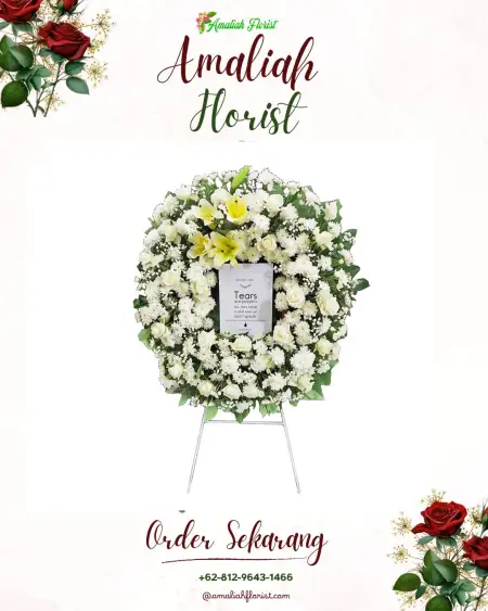 Krans Bunga Duka Wedding Outdoor Serang
